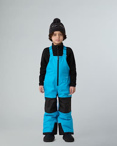Kids Freedom Insulated Bib Trousers TNF Meridian Blue HERO