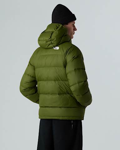 Hydrenalitedonsjas met capuchon voor heren TNF Woodland Green ALT2