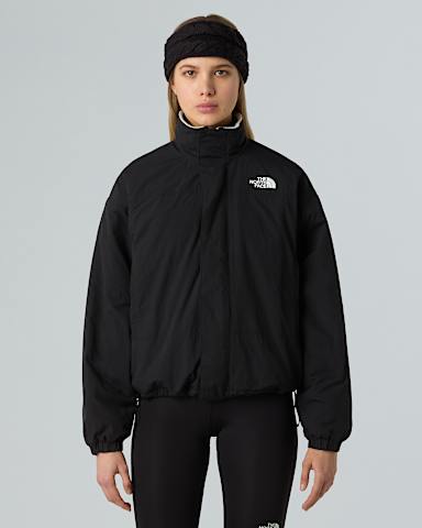 Womens Yumiori Reversible Fleece Jacket TNF TNF BlackTNF White Dune ALT1