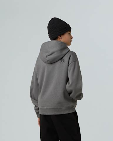 Felpa con cappuccio Sports Oversized Graphic da ragazzo TNF Smoked Pearl ALT2
