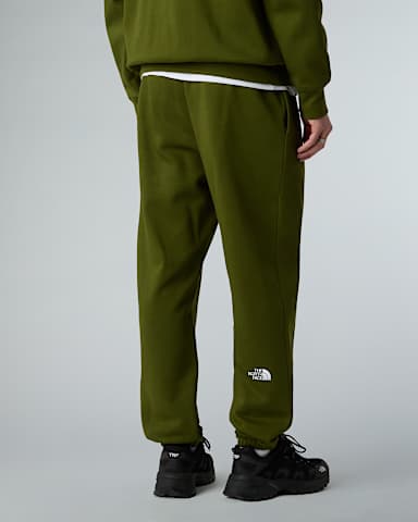 Essential Relaxed Straightjoggingbroek voor heren TNF Woodland Green ALT3