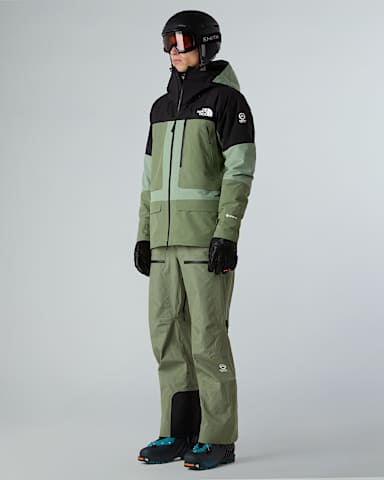 Mens Summit Tsirku GORETEX Pro Bib Trousers TNF Bark MistTNF Black ALT1