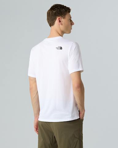 Mens Multiple Placement Graphic TShirt TNF TNF White ALT2