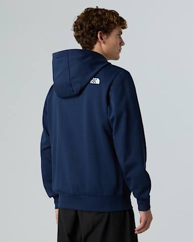 Mens Simple Dome FullZip Hoodie TNF Summit Navy ALT2