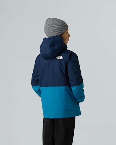 Boys Warm Antora Rain Jacket TNF Summit NavyDusk Blue ALT2