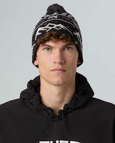 Czapka beanie Cabin Ski Tuke TNF TNF Black JacquardPom alt1