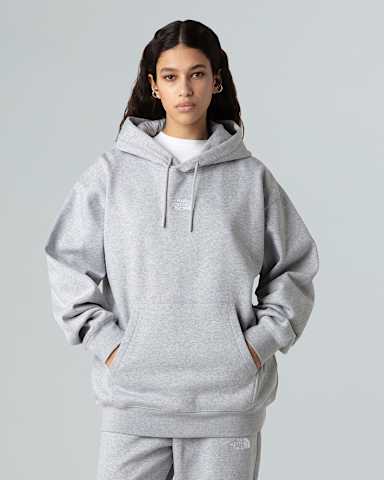Essentialhoodie voor dames TNF TNF Light Grey Heather HERO