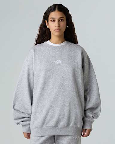 Essential Sweatshirt fr Damen TNF TNF Light Grey Heather HERO