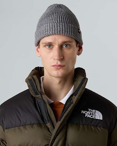 Fisherman Beanie TNF TNF Medium Grey Heather ALT1