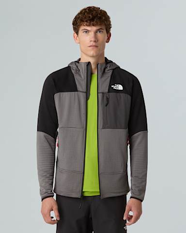 Chaqueta con capucha Power Grid Stormgap para hombre TNF Smoked PearlTNF Black ALT3
