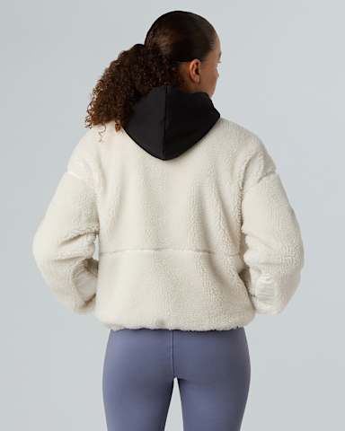 Womens Extreme Pile Jacket TNF White Dune ALT2