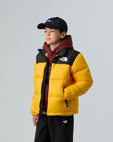 1996 Retro Nuptse Jacke fr Jugendliche TNF Summit GoldRecycled Down ALT3