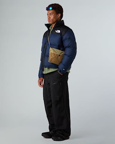 Mens 1996 Retro Nuptse Jacket TNF Summit NavyTNF BlackRecycled Down ALT1
