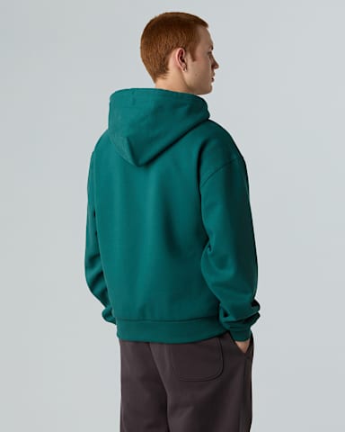 Sweat capuche Red Box unisexe TNF Hunter Green ALT2
