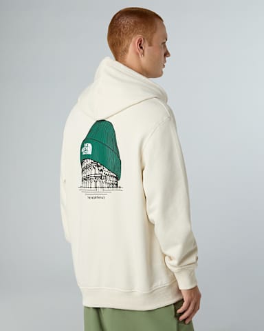 Relaxed Hoodie Italy unisex TNF White Dune ALT2