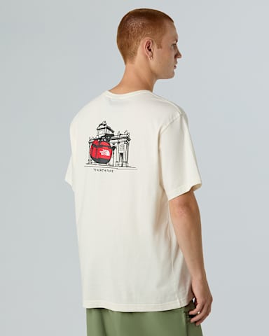 Tshirt dcontract Spain unisexe TNF White Dune ALT2