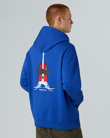 Relaxed Hoodie France unisex TNF TNF Blue ALT2