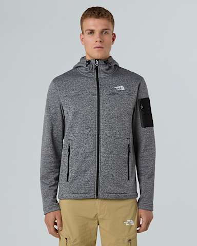 Mens Tech Emilio Fleece Jacket TNF TNF Black HeatherTNF Black Light Heather HERO