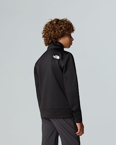 Felpa con cerniera a 14 da ragazzi TNF TNF BlackTNF Black ALT2