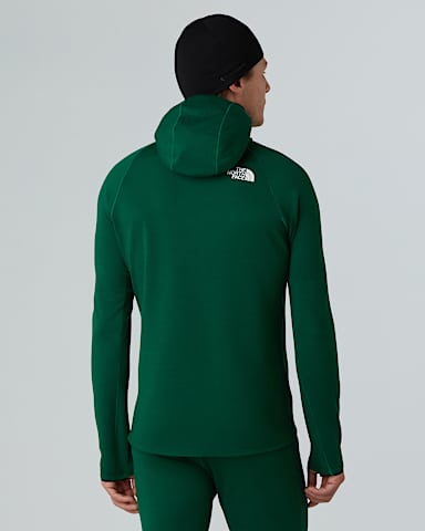 Couche de base capuche Summit DotKnit AMK pour homme TNF Apex Green ALT2