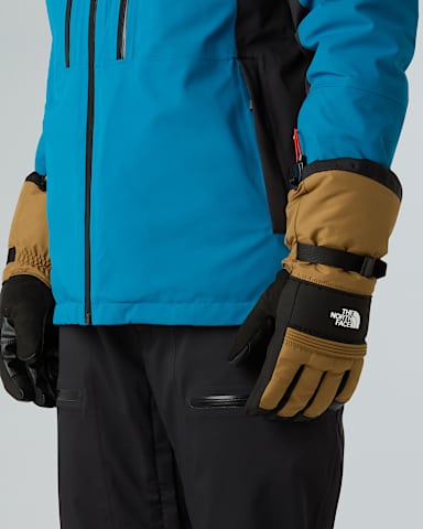 Guanti da sci Montana da uomo TNF Utility Brown ALT1