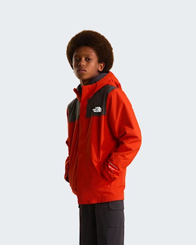 Veste impermable Antora pour garon TNF Lava Red HERO