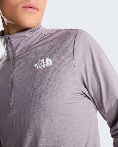 247 Tshirt met lange mouwen en kwartrits voor heren TNF Transcendent Grey alt4