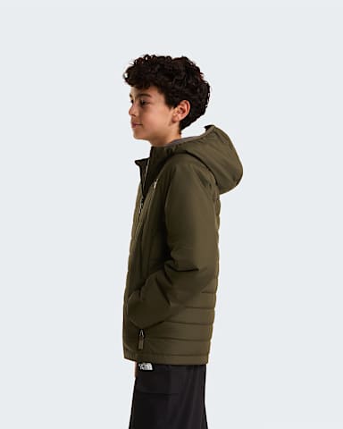 Boys Never Stop Synthetic Jacket TNF New Taupe Green ALT2