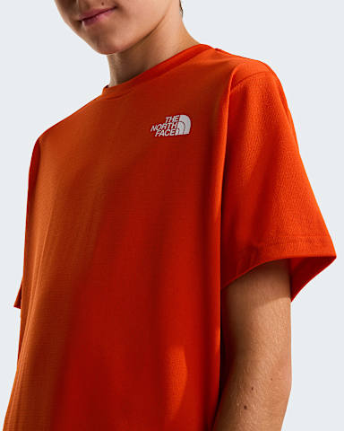 Teens 247 TShirt TNF Lava Red alt4