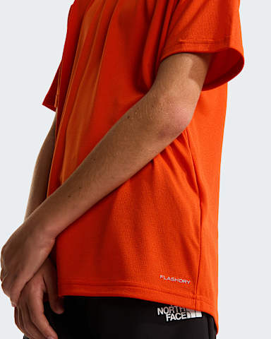 Teens 247 TShirt TNF Lava Red alt5
