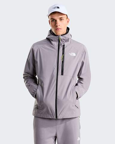 Mens Mountain Athletics Rainlit Hooded Jacket TNF Transcendent Grey HERO