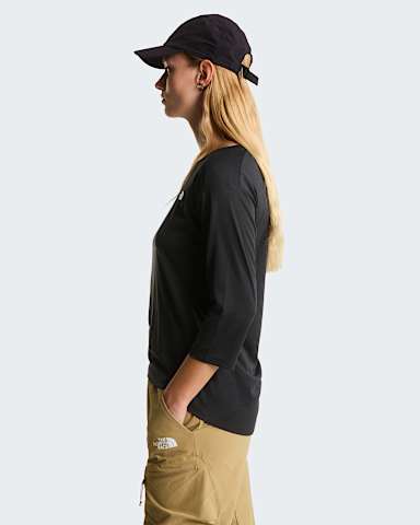Womens Tanken 34 Sleeve TShirt TNF TNF Black Heather ALT2