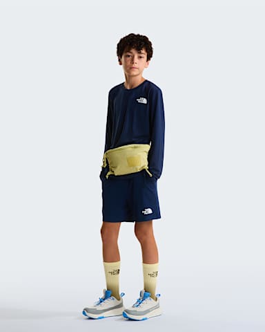 Teens 247 LongSleeve TShirt TNF Summit Navy ALT1