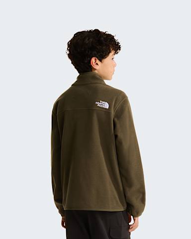 Teens Glacier ZipInCompatible Fleece Jacket TNF New Taupe Green ALT3