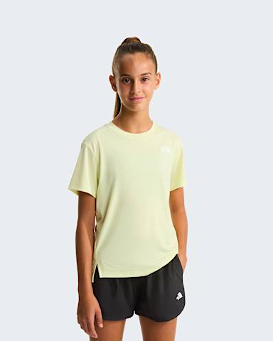 Girls Flex TShirt TNF Lemon Mist HERO