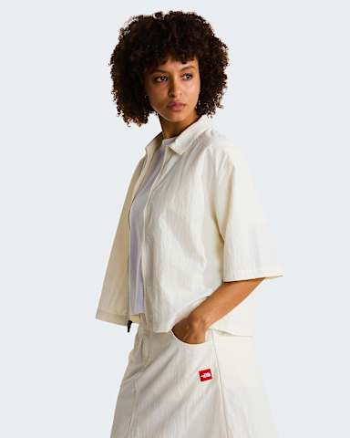 Red Box Nylon Shirt fr Damen TNF White Dune alt4