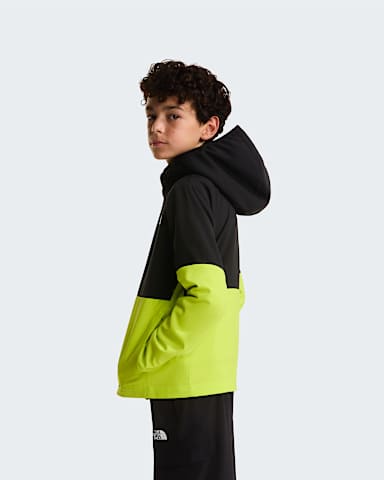 Veste capuche zippe On The Trail pour garon TNF TNF BlackFizz LimeSilver Reflective ALT2