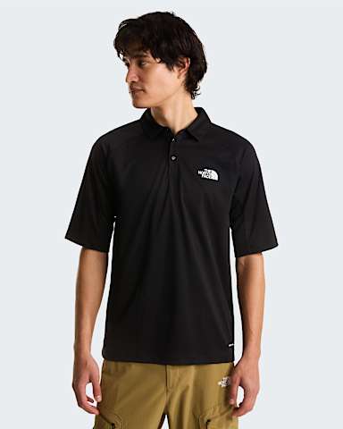 Mens LIGHTRANGE Packable Polo Shirt TNF TNF Black HERO