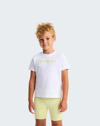 Ensemble Bubble Logo pour enfant TNF TNF WhiteLemon Mist ALT2