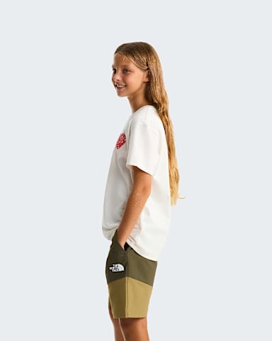 Girls Brand Proud Relaxed TShirt TNF White Dune ALT2