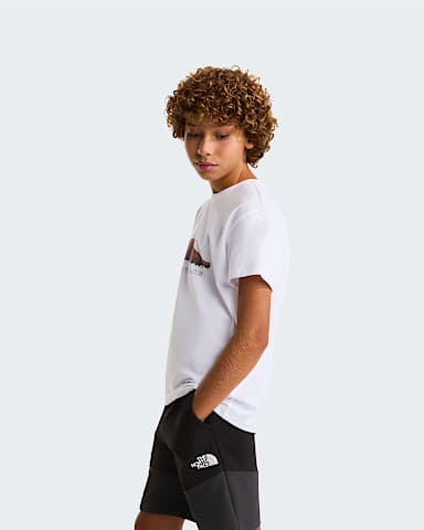Boys Mountain Night Relaxed TShirt TNF TNF White ALT2