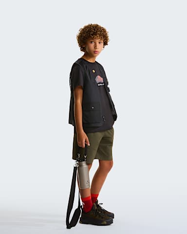 Boys Mountain Night Relaxed TShirt TNF TNF Black ALT1