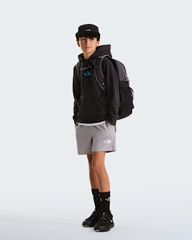 Boys Liquid Logo Regular Hoodie TNF TNF Black ALT1