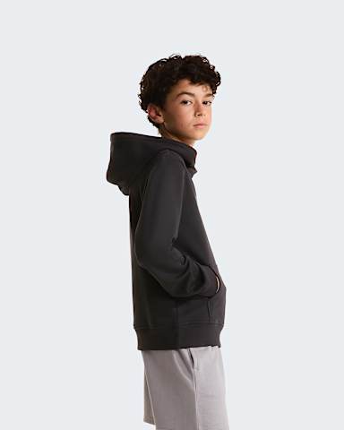 Boys Liquid Logo Regular Hoodie TNF TNF Black ALT2