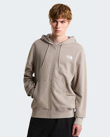 Mens Simple Dome Light Regular Hoodie TNF Stone Slab HERO