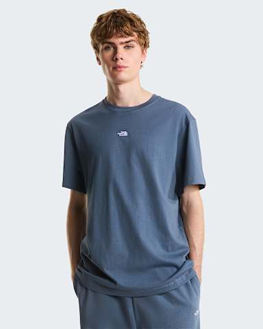Tshirt dcontract Essential avec logo central pour homme TNF Granite Grey HERO