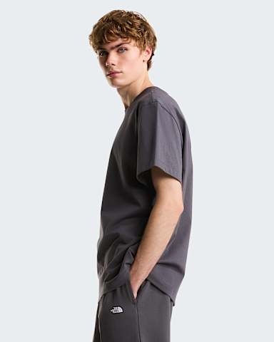 Essential Centre Logo Relaxed Tshirt voor heren TNF Anthracite Grey ALT2