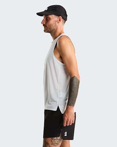 Camiseta sin mangas de trail running Summit High para hombre TNF Pearl Stone ALT2