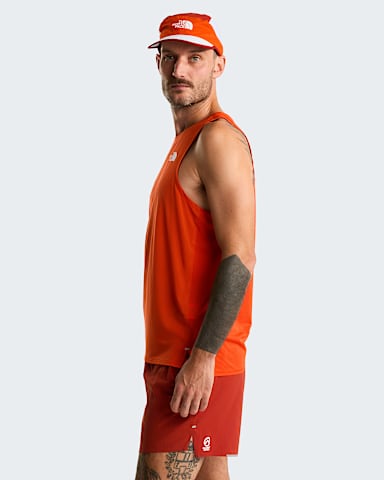 Summit Hightrailrunningtanktop voor heren TNF Lava Red ALT2
