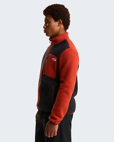 Mens Yumiori FullZip Fleece Jacket TNF TNF BlackEmber SoilIron Clay ALT2